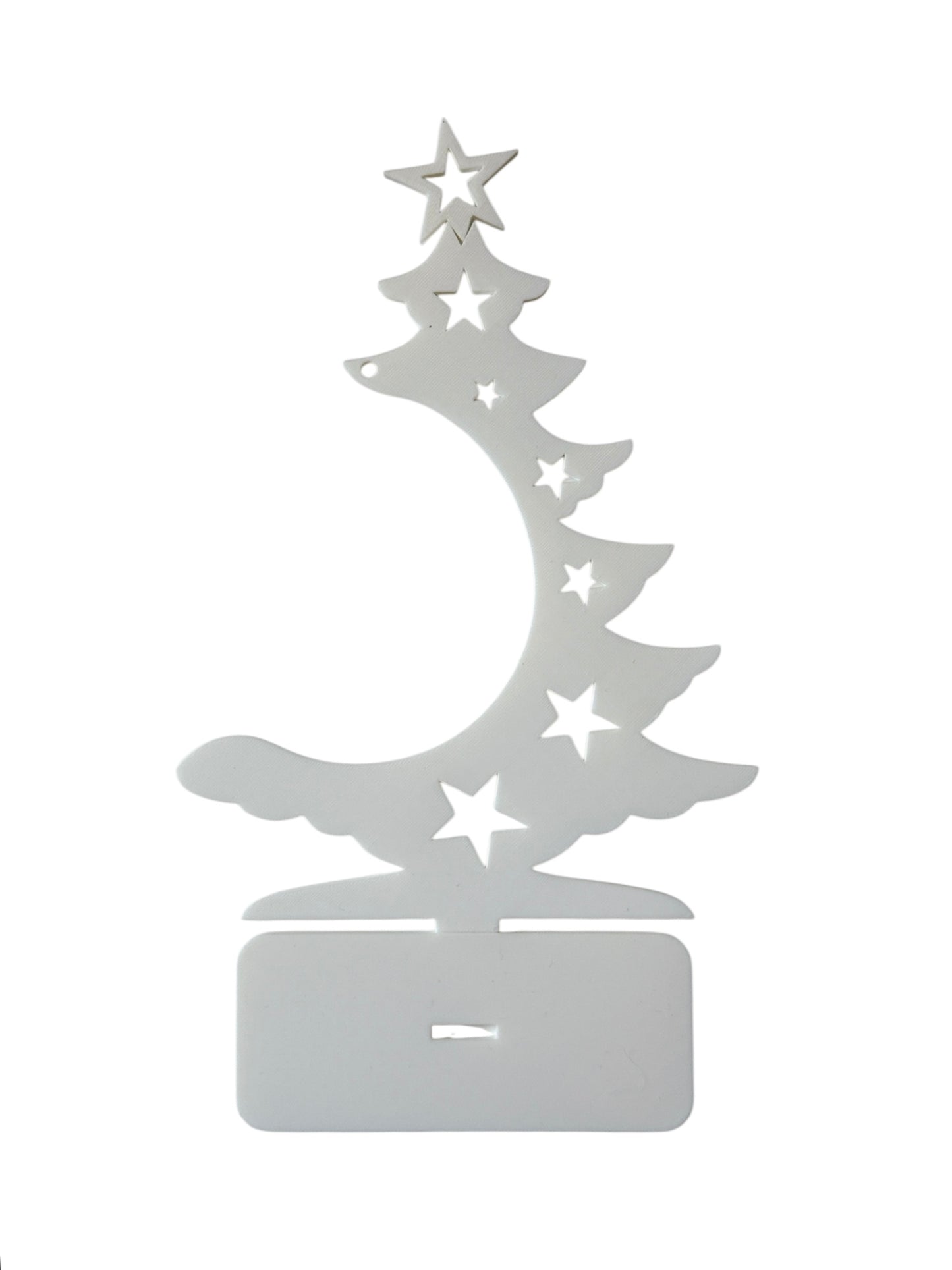 Bobbin Lace Magic Ball Christmas Bobbin Lace Pattern Complete Kit (Pattern + 3 Thread + Ball Base) White