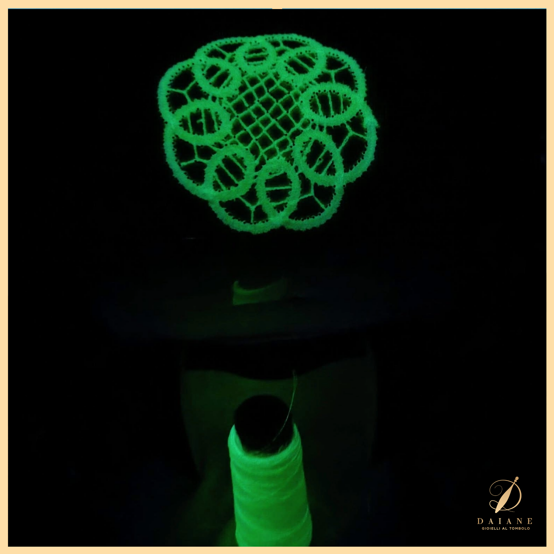 Bobbin Lace Glow Thread for Bobbin Lace