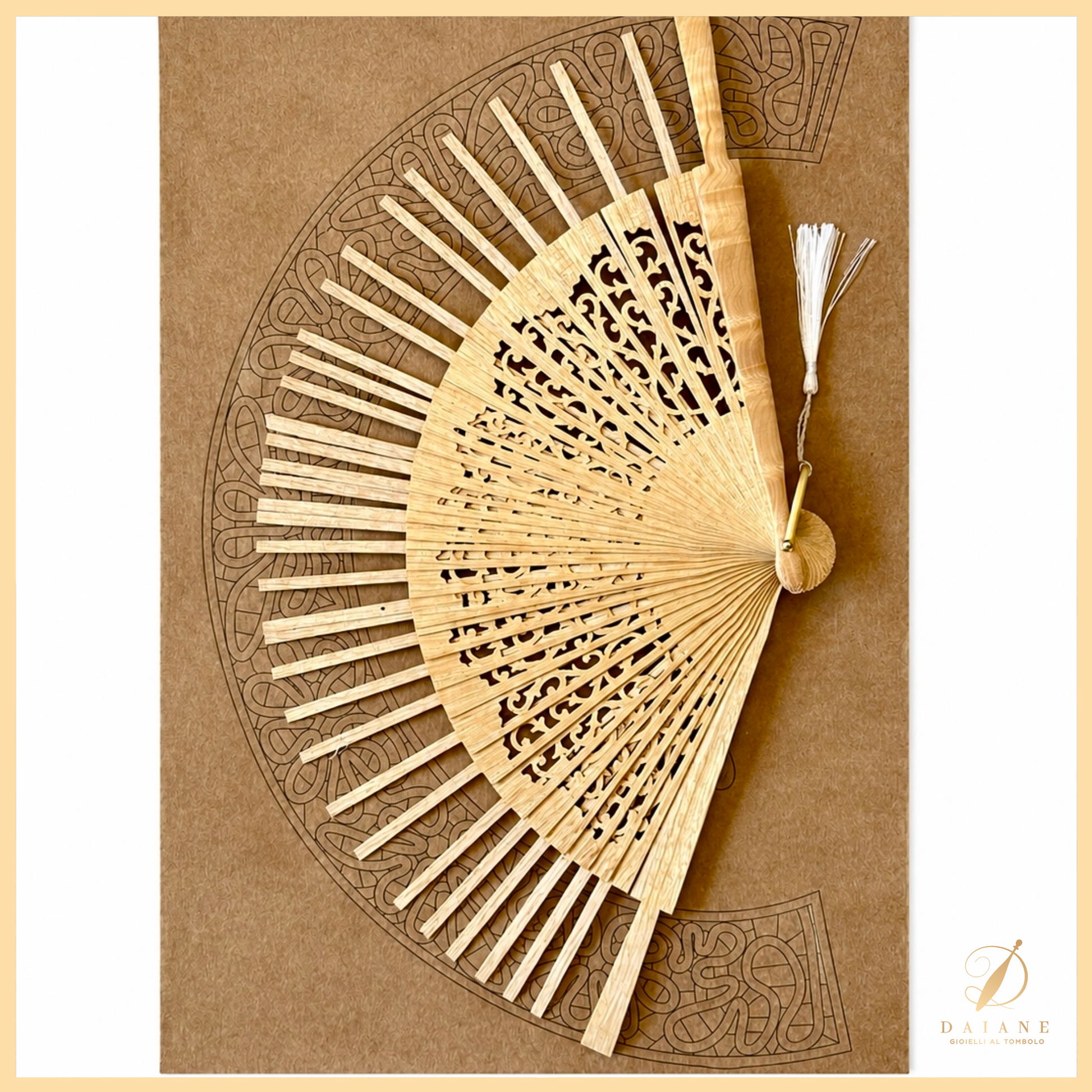 Bobbin Lace Clara Fan Bobbin Lace Pattern