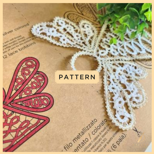 Wooden Angel Bobbin Lace Digital Pattern