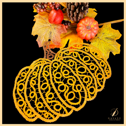 Autumn Pumpkin Bobbin Lace Digital Pattern