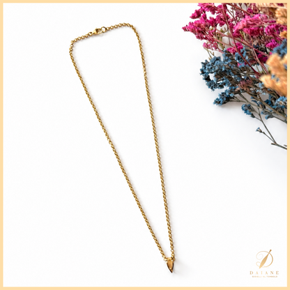 Bobbin Lace Pendant chain Pendant chain for jewelry Yellow Gold