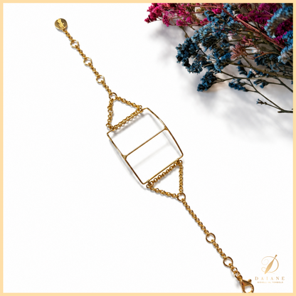 Rectangular Jewelry Bracelet Frame
