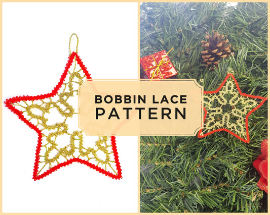 Pattern Christmas Star - instant digital download