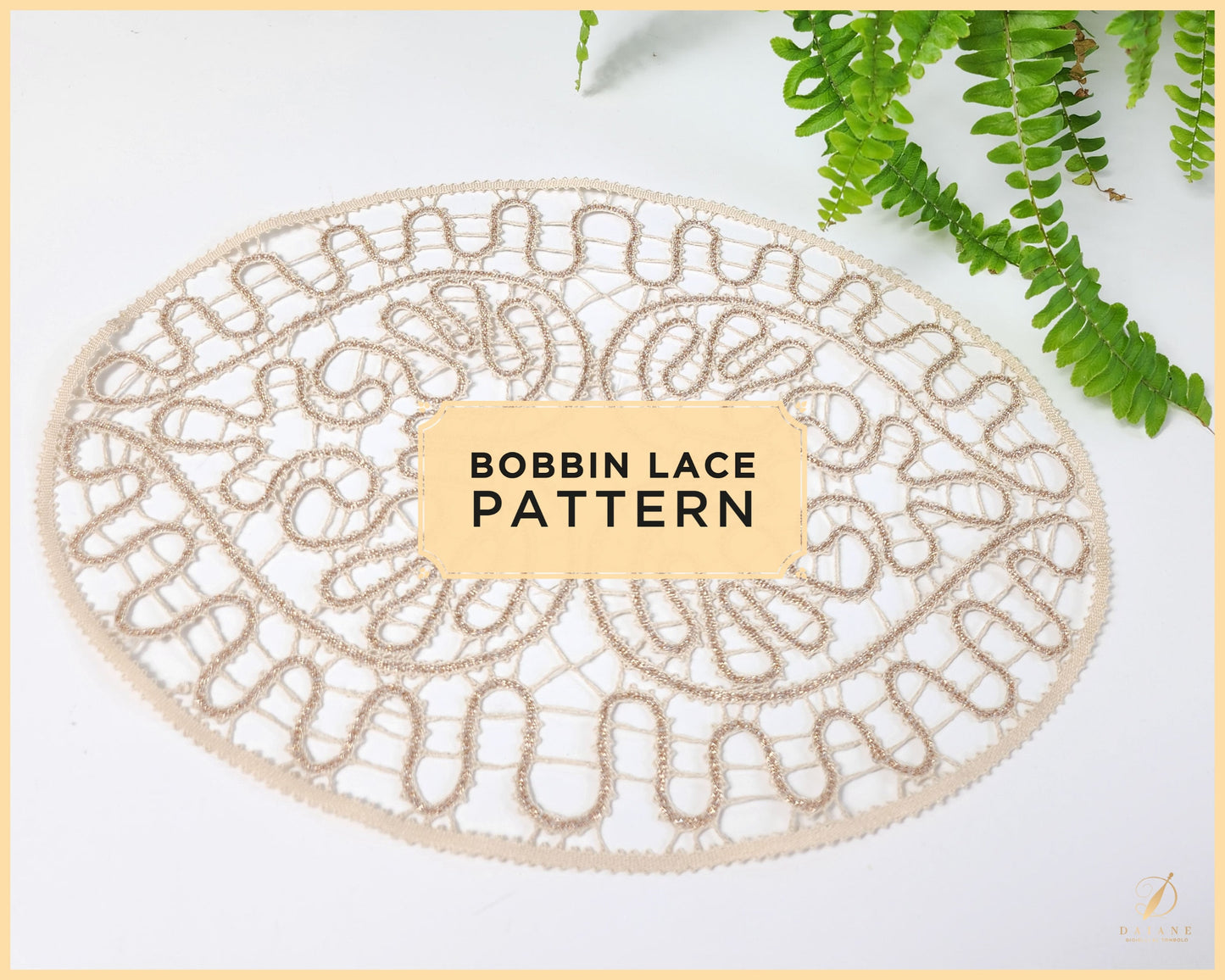 Pattern Heart Doily - instant digital download